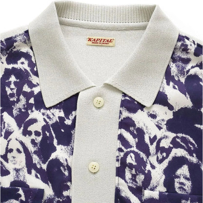 Kapital Knit And Rayon Polo Shirt (Festival Edition)