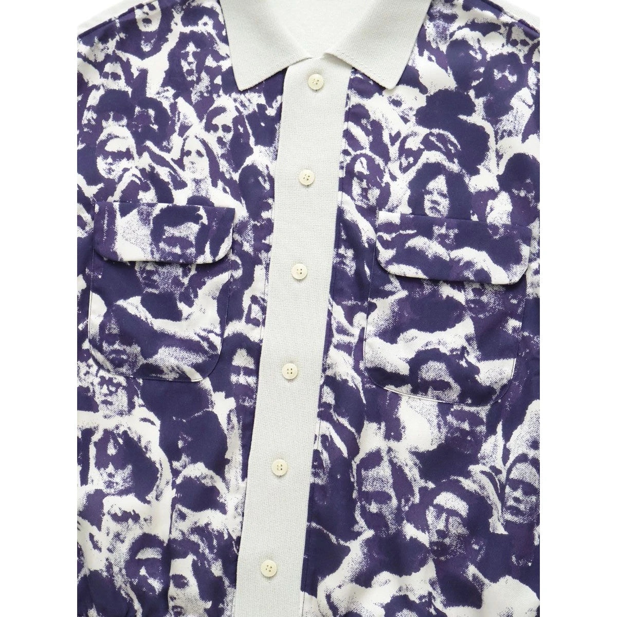 Kapital Knit And Rayon Polo Shirt (Festival Edition)