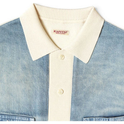 Kapital Knit x 8oz Denim Coverall Polo