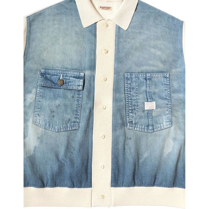 Kapital Knit x 8oz Denim Coverall Polo