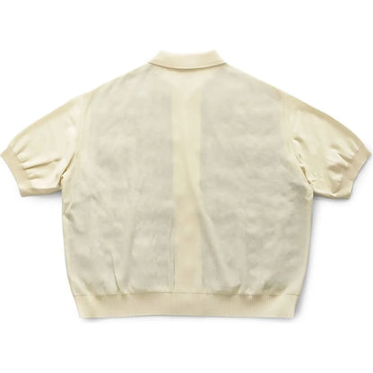 Kapital Knit × Yo-Yo Quilt Polo Shirt