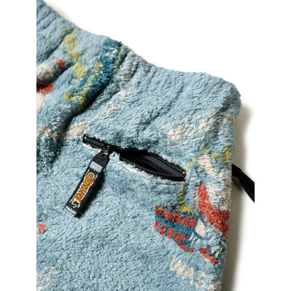 Kapital Kountry Calendar Pattern Fleece Easy Straight Pants