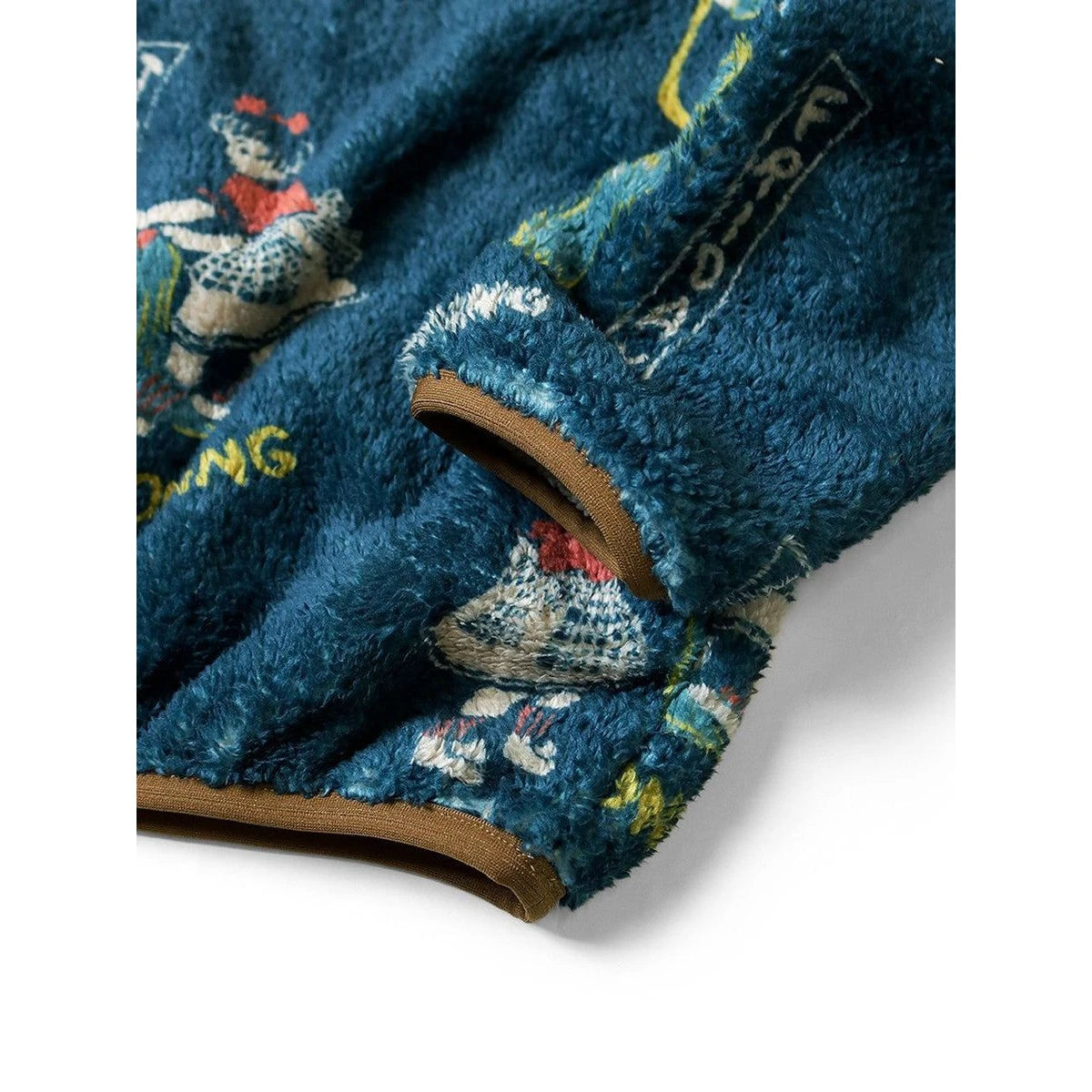 Kapital Kountry Calendar Pattern Snap Fleece