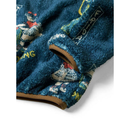 Kapital Kountry Calendar Pattern Snap Fleece