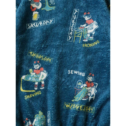 Kapital Kountry Calendar Pattern Snap Fleece