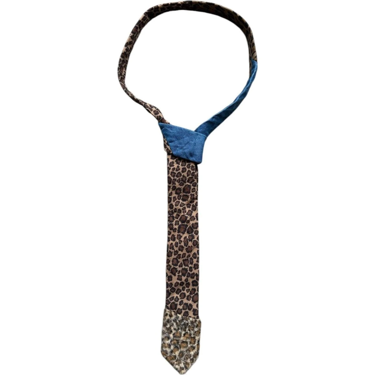 Kapital KOUNTRY Gauze Leopard Cross Patch Warp Necktie