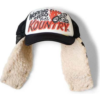 Kapital Kountry Racer Lumber Trucker Cap (Checkered Flag)