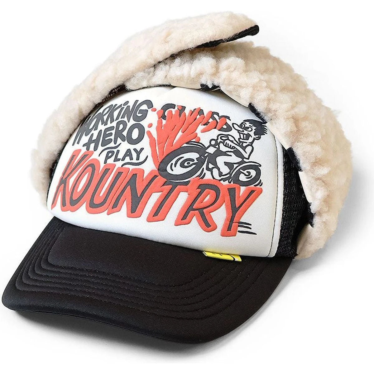 Kapital Kountry Racer Lumber Trucker Cap (Checkered Flag)