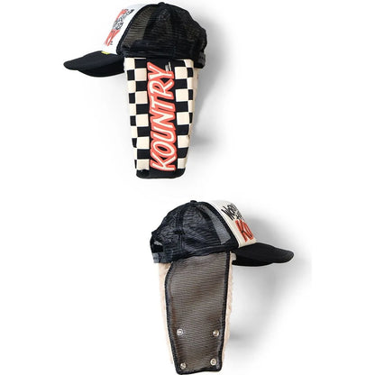 Kapital Kountry Racer Lumber Trucker Cap (Checkered Flag)