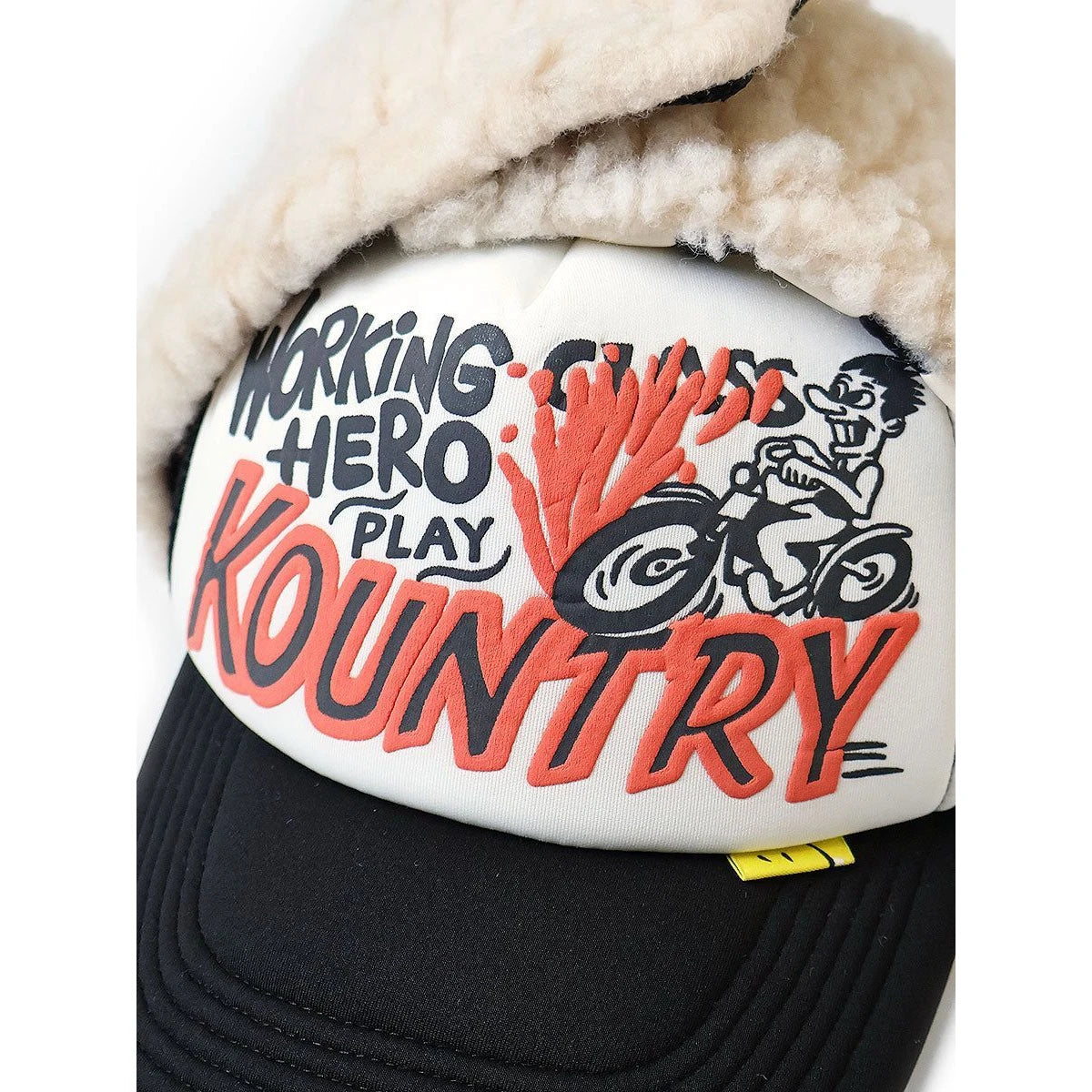 Kapital Kountry Racer Lumber Trucker Cap (Checkered Flag)