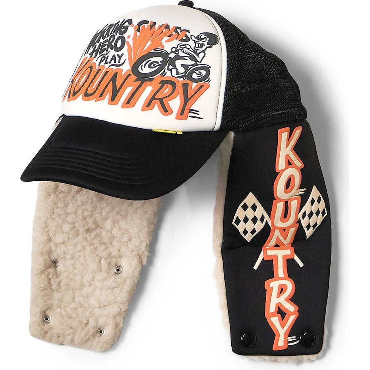 Kapital Kountry Racer Lumber Trucker Cap (Kountry Flag)