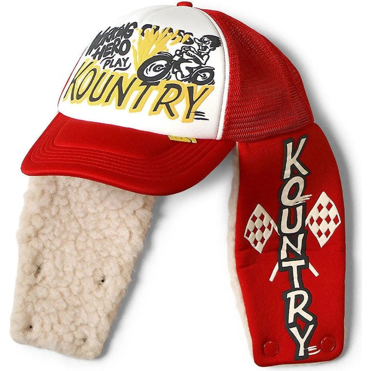Kapital Kountry Racer Lumber Trucker Cap (Kountry Flag)