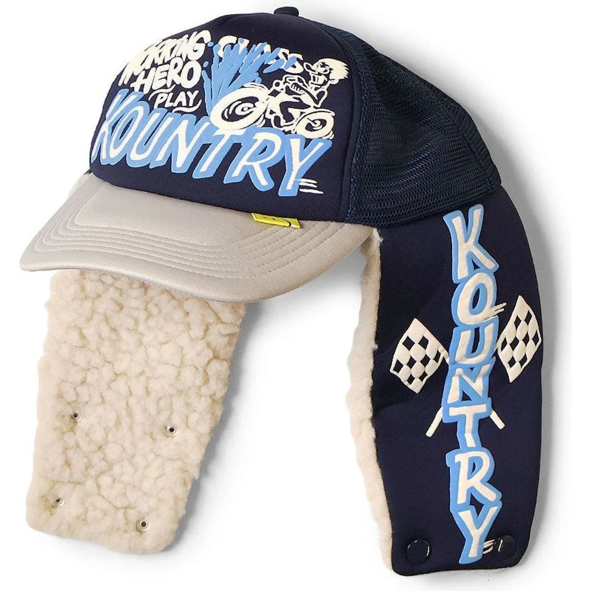 Kapital Kountry Racer Lumber Trucker Cap (Kountry Flag)
