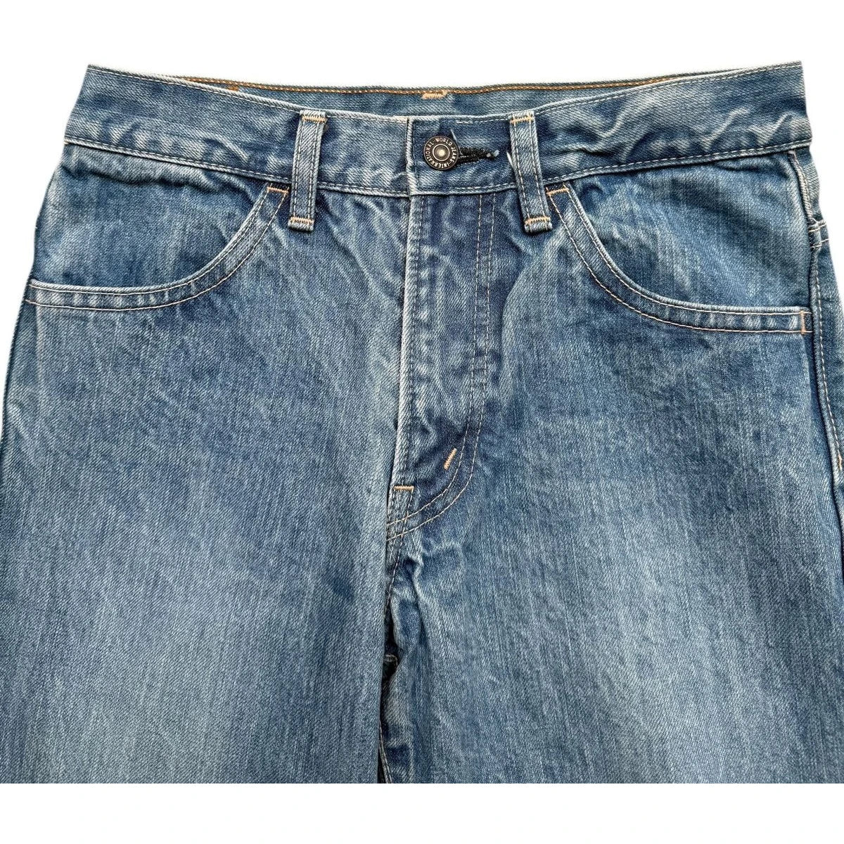 Kapital Kountry Vintage Washed Denim Super Flare Pants (2016)