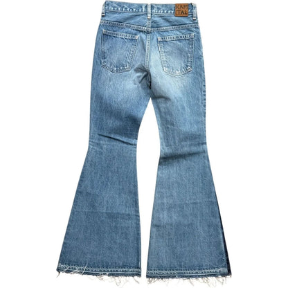Kapital Kountry Vintage Washed Denim Super Flare Pants (2016)