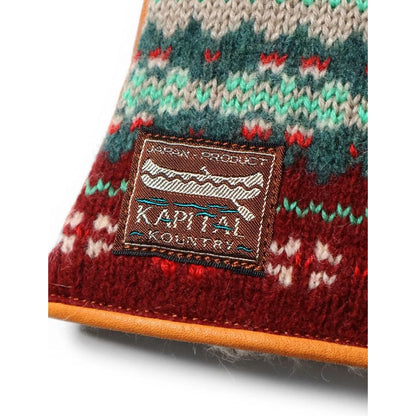Kapital Leather And Fair Isle Gloves