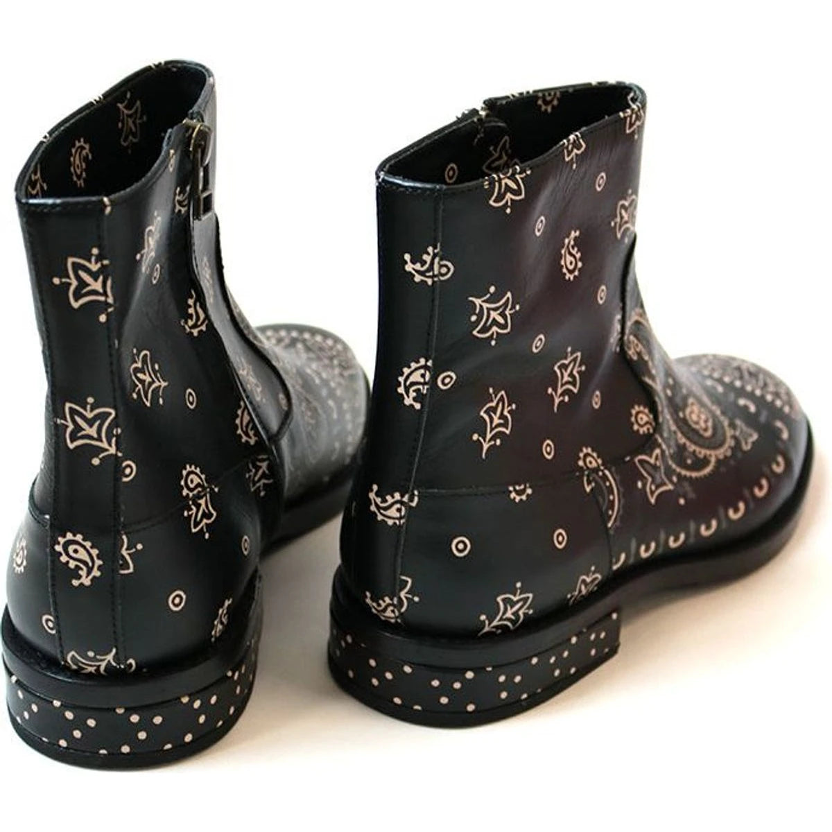 Kapital Leather Bandana Pt Navy Issued Boots