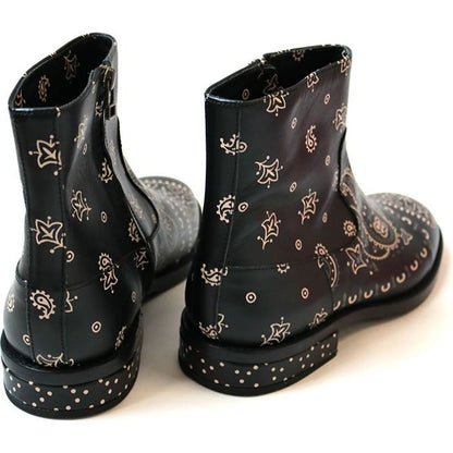Kapital Leather Bandana Pt Navy Issued Boots