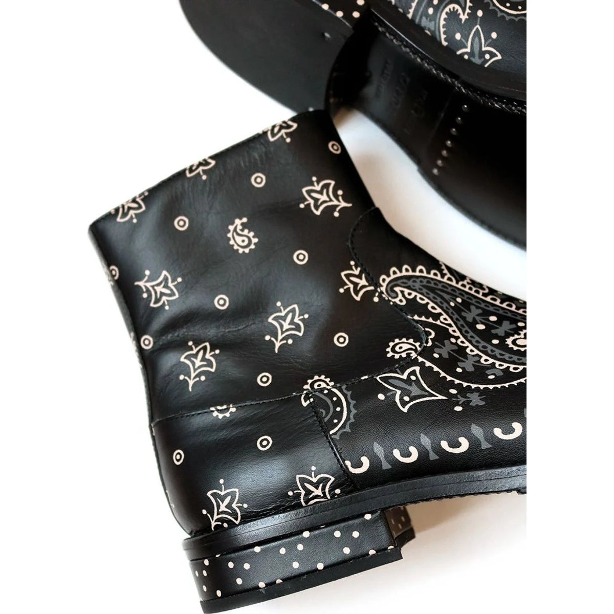Kapital Leather Bandana Pt Navy Issued Boots