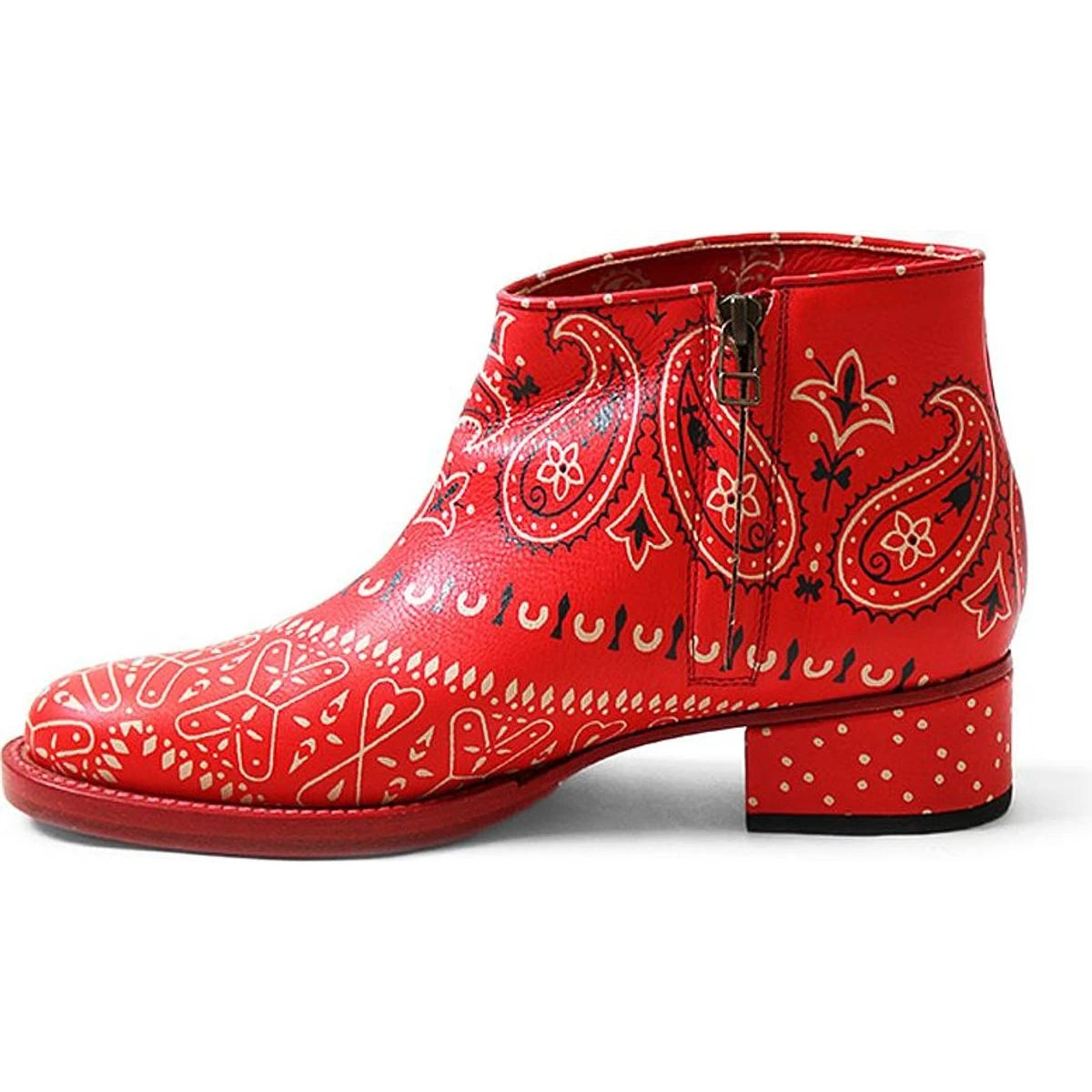 Kapital Leather Bandana Pt Short Boots