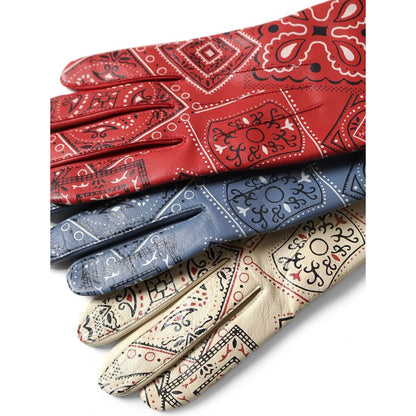 Kapital Leather Cookie Bandana Glove