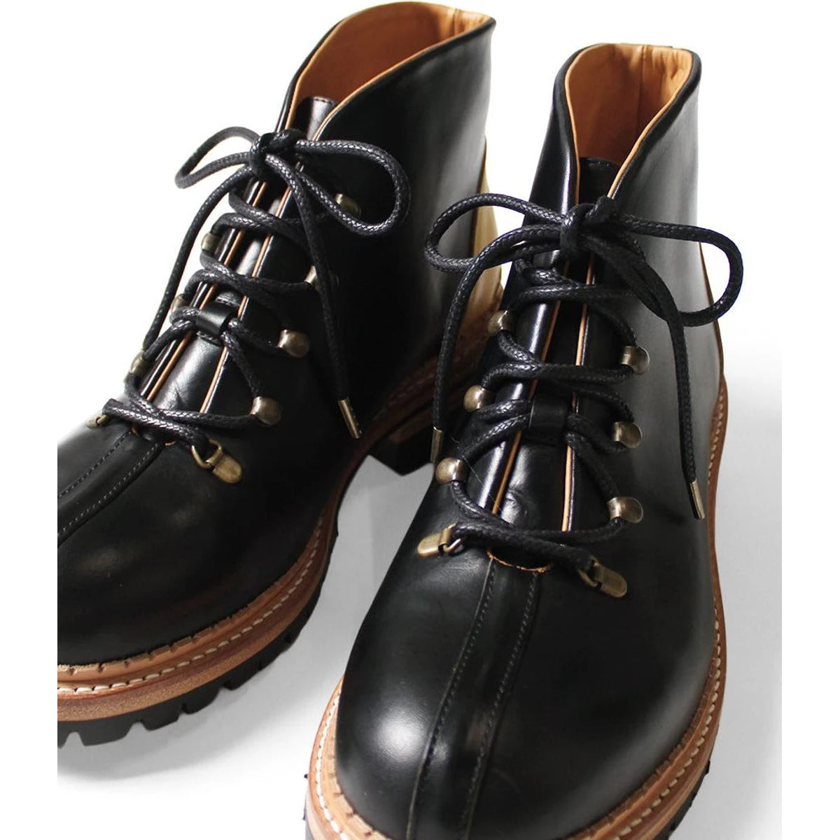 Kapital Leather Happy Heel Mountain Boots
