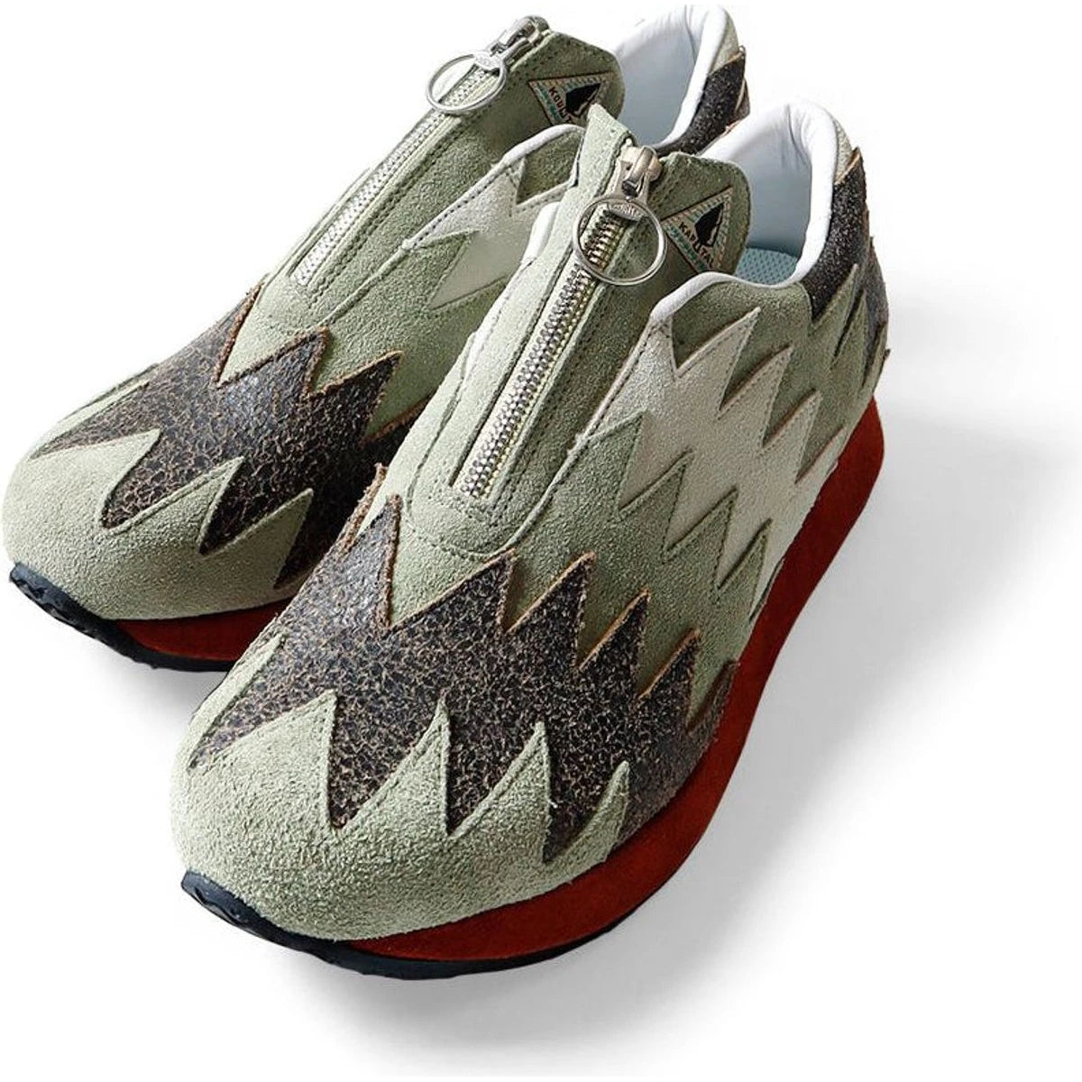 Kapital Leather Navajo Pattern Sparrow Sneakers