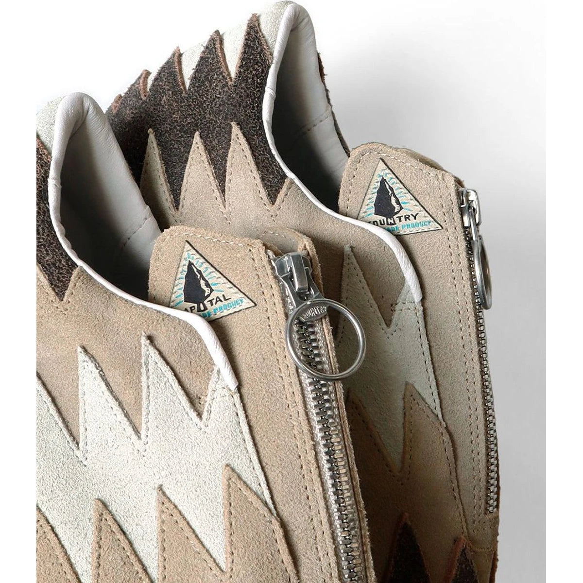 Kapital Leather Navajo Print Sparrow Sneaker