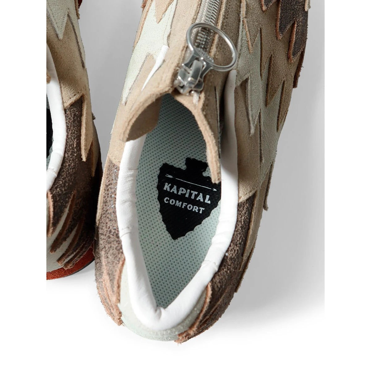 Kapital Leather Navajo Print Sparrow Sneaker