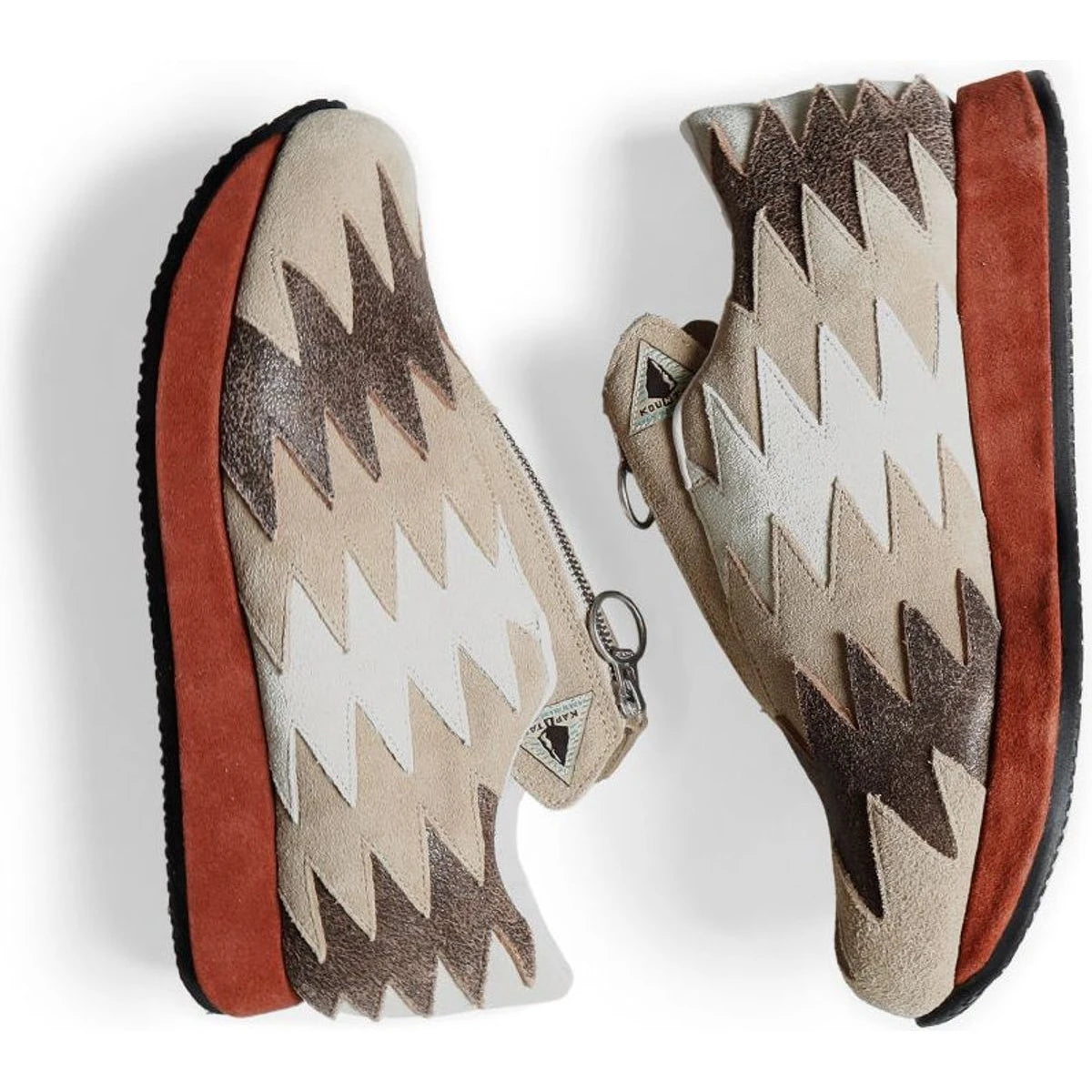 Kapital Leather Navajo Print Sparrow Sneaker