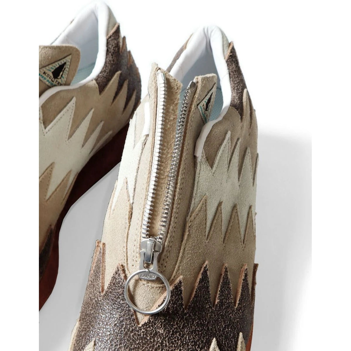 Kapital Leather Navajo Print Sparrow Sneaker