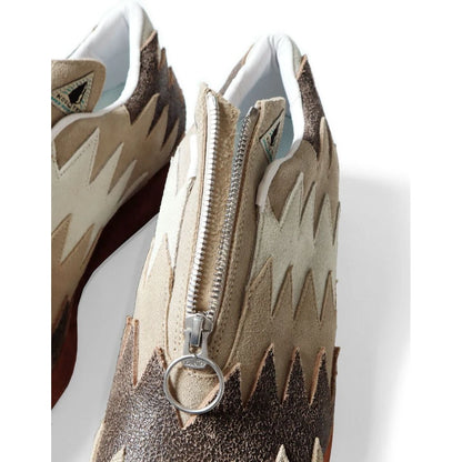 Kapital Leather Navajo Print Sparrow Sneaker