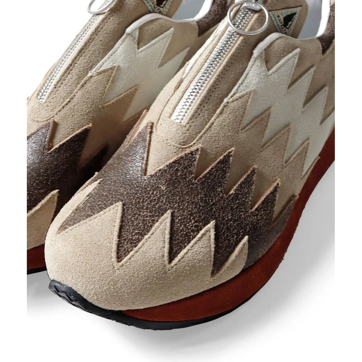 Kapital Leather Navajo Print Sparrow Sneaker