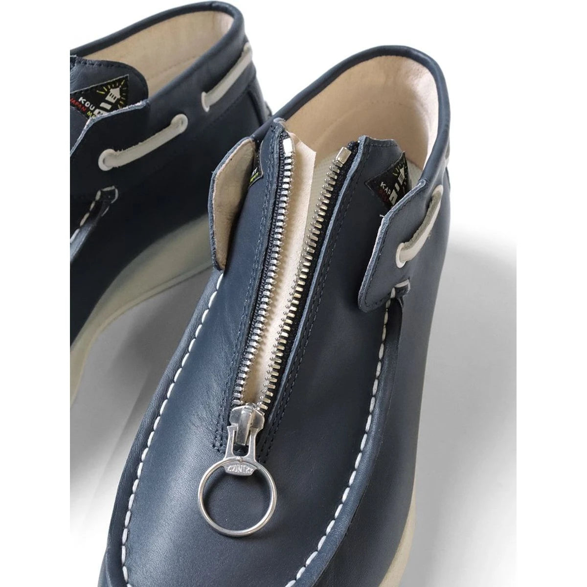 Kapital Leather Zip Deck Sneakers
