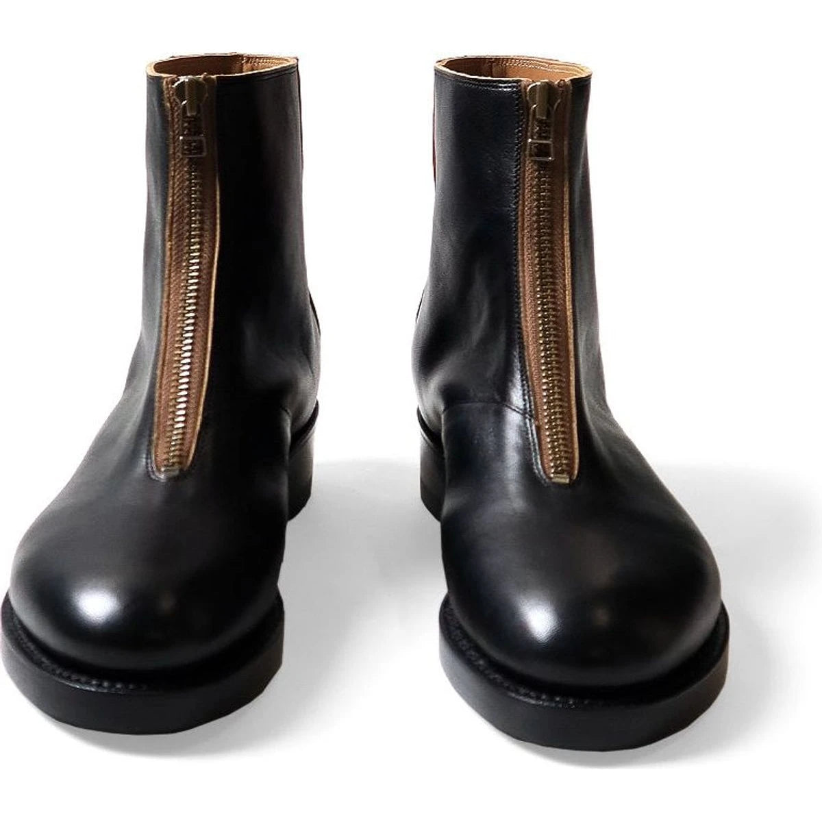 Kapital Leather Zip Up Cafe Lace Frisco Boots