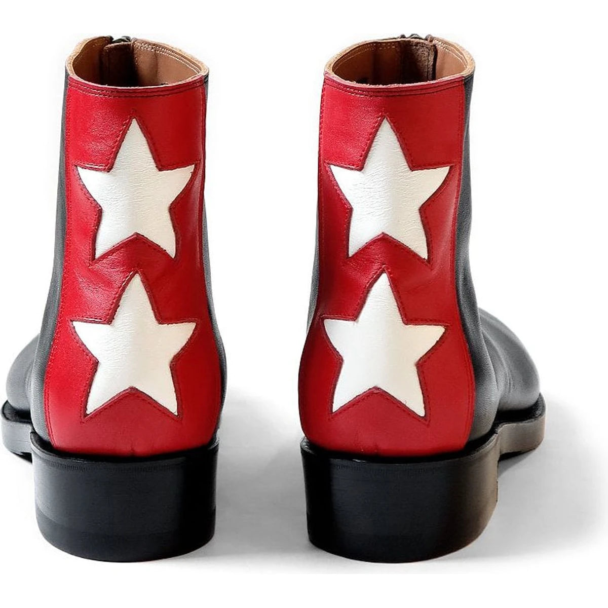 Kapital Leather Zip Up Cafe Lace Frisco Boots
