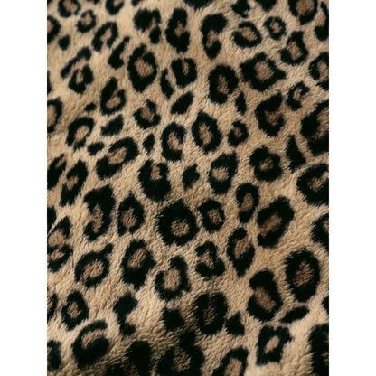 Kapital Leopard Pattern Fleece Zip Jacket Blouson