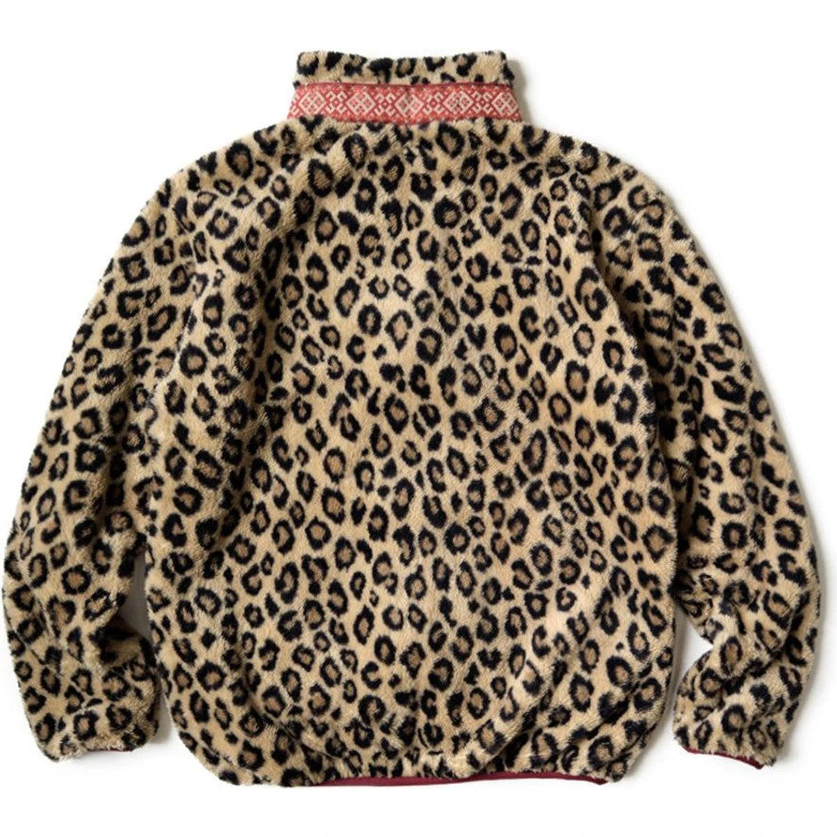 Kapital Leopard Pattern Fleece Zip Jacket Blouson