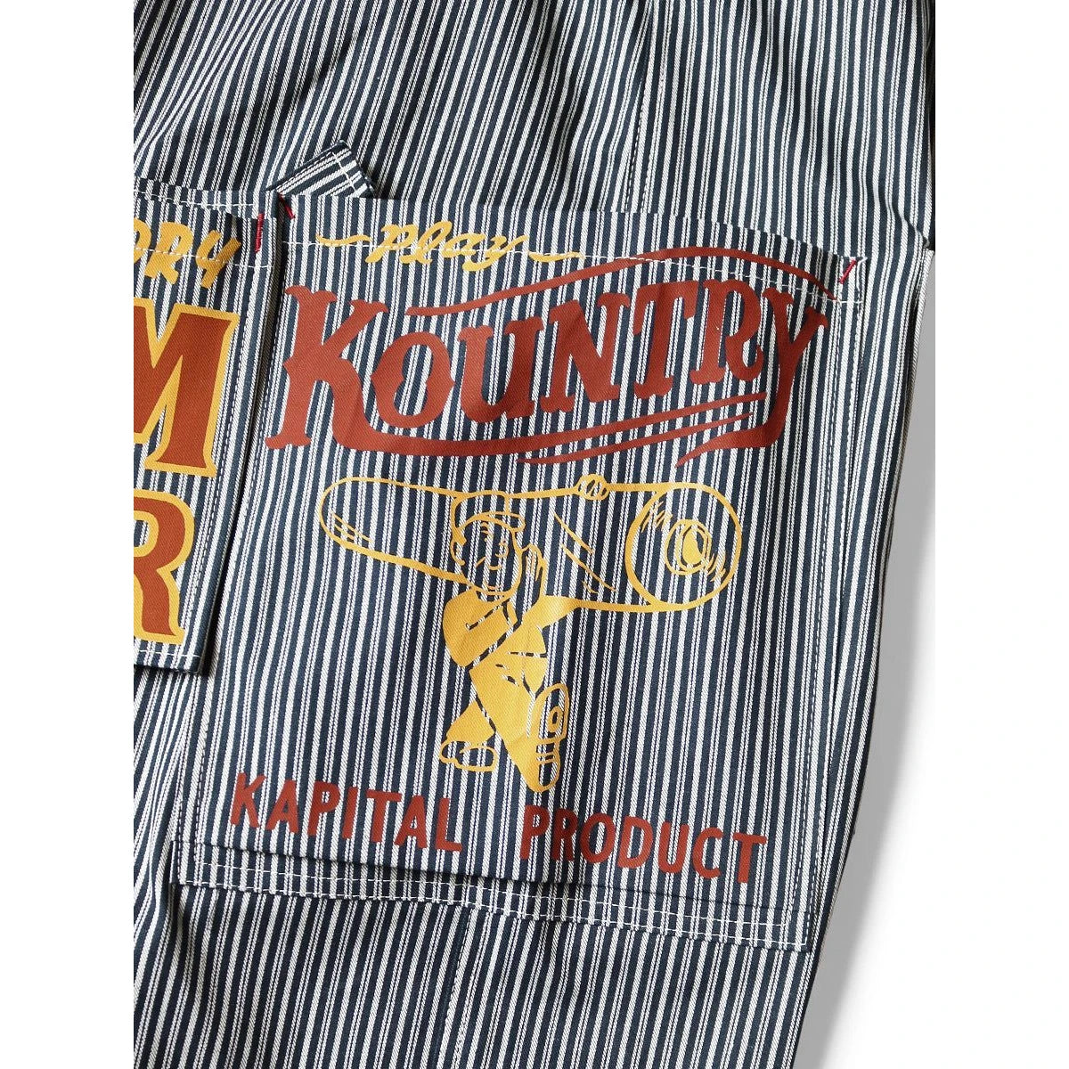 Kapital Liberty Hickory Ad Overalls