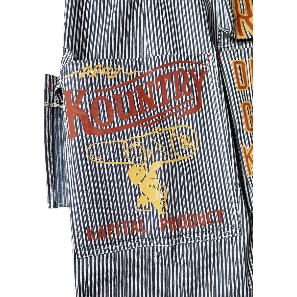Kapital Liberty Hickory Ad Overalls