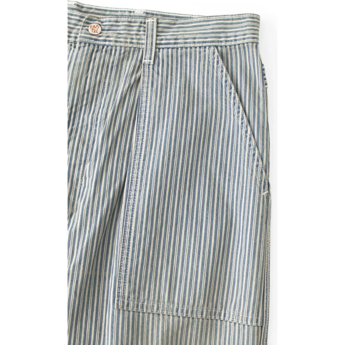 Kapital Liberty Hickory Fatigue Baggy Pants