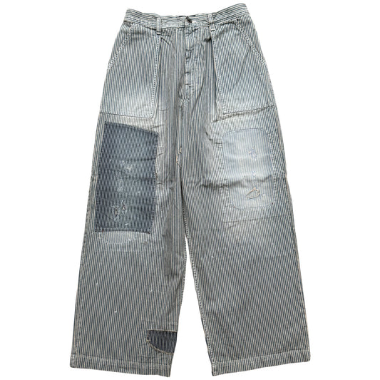 Kapital Liberty Hickory Fatigue Baggy Pants (Rushfield Remake)
