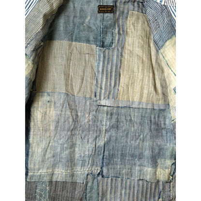 Kapital Liberty Stripe Boro Drizzler Zip Jacket