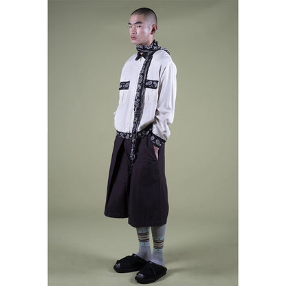 Kapital Lightweight Canvas Easy Kome Kome Jorts