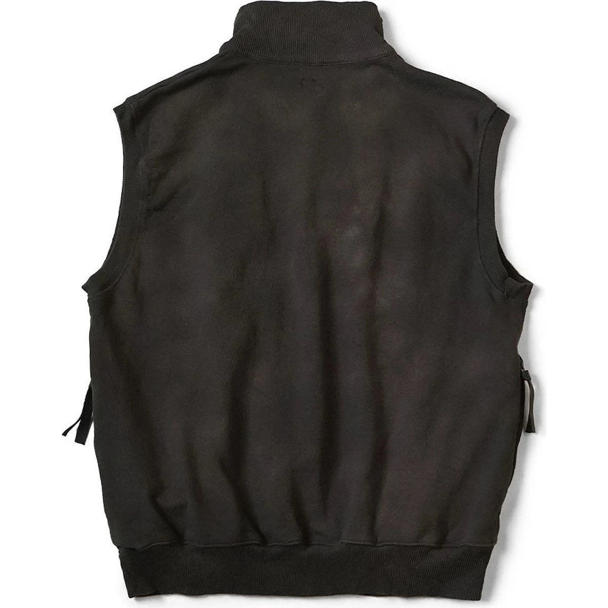 Kapital Lined Nickel 4 half Zip Vest (Dirty Dyed)