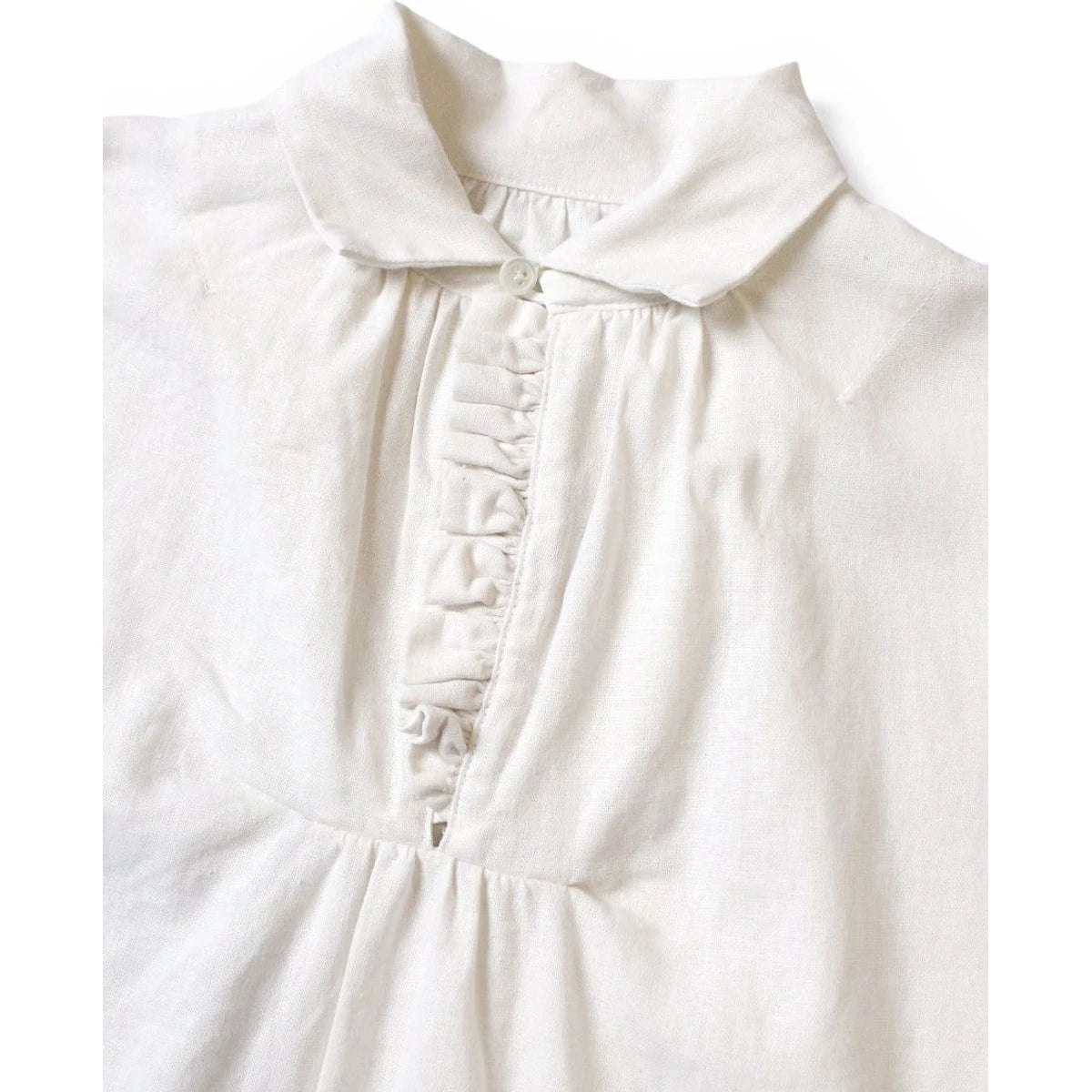 Kapital Linen Canvas Frill Gypsy Blouse