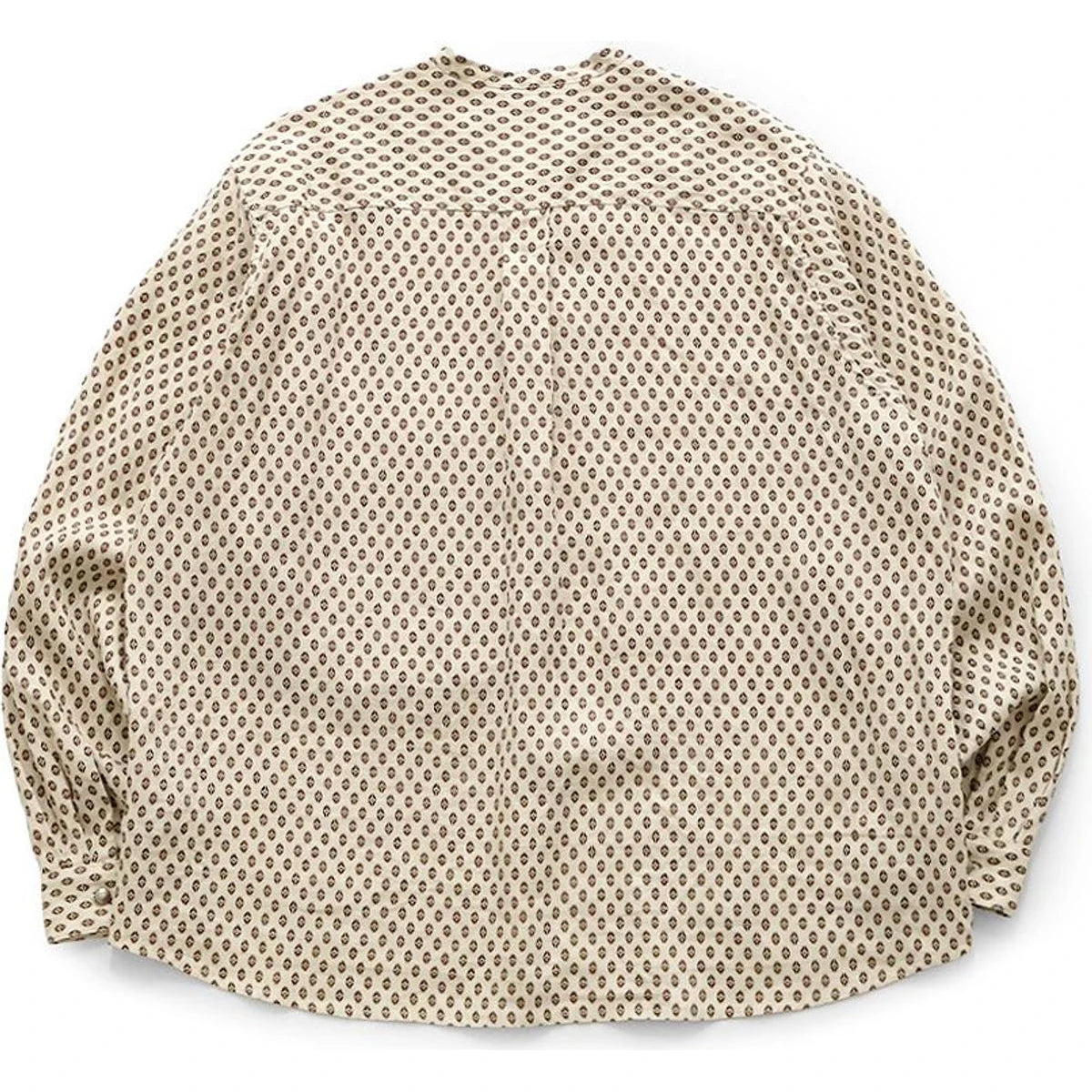 Kapital Linen Chima Pattern Stand Penny Shirt