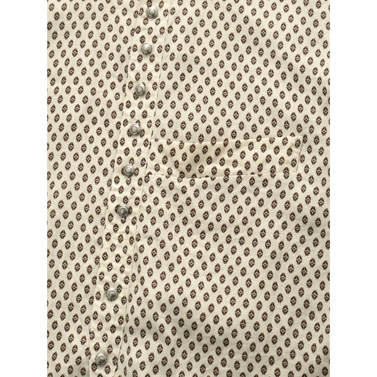 Kapital Linen Chima Pattern Stand Penny Shirt