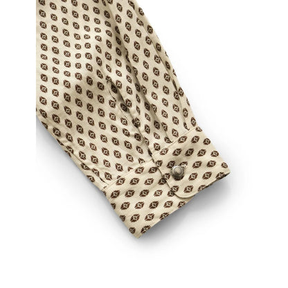 Kapital Linen Chima Pattern Stand Penny Shirt