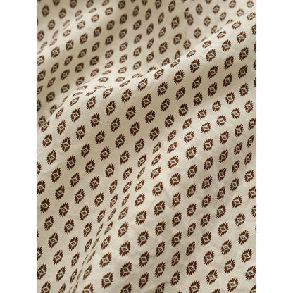 Kapital Linen Chima Pattern Stand Penny Shirt